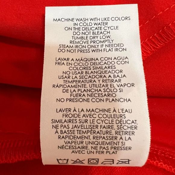 CAbi Sakura Red ALine Skirt. Size 10. NWT. - Picture 10 of 12